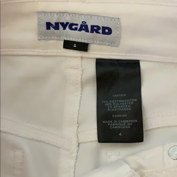 2 for $15! White Stretchy Cropped Pants - Picture 4 of 4